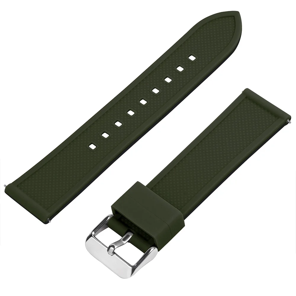 

Silicone Watch Band Rubber Band 22mm, Strap Wrist Silicone Watch Band Quick Release for 18mm 20mm 22mm 24mm