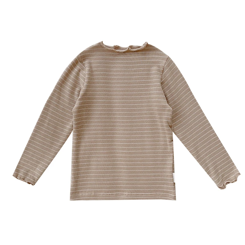 Футболка для девочек платье на весну и осень новинка 2019 детская нижняя рубашка с
