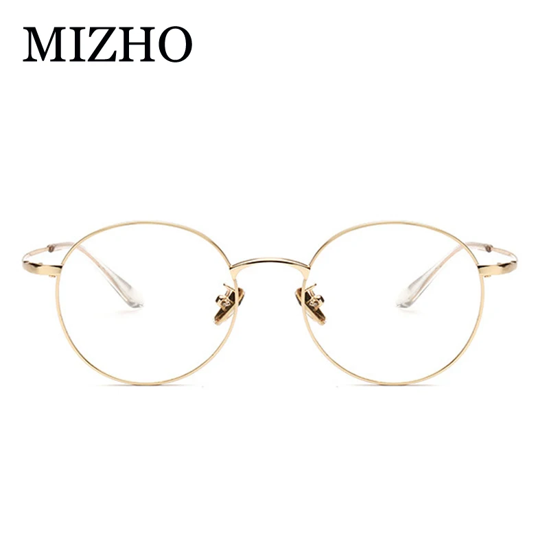MIZHO золотые высококачественные овальные металлические защитные очки
