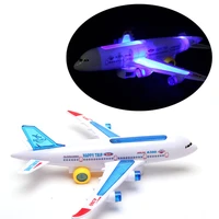 children toys aircraft led flashing light plane model big sounds electric airplane toys for kids assembly planes birthday gift