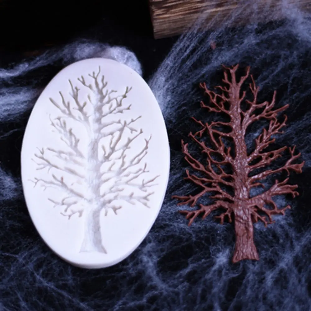 3D Дерево Силиконовые формы для украшения торта DIY выпечки блюдо шоколадное