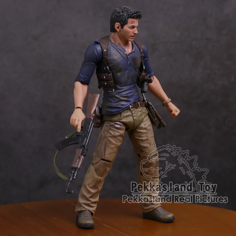 Фигурка NECA Uncharted 4 A robo's end Натан Дрейк Ultimate Edition ПВХ экшн-фигурка Коллекционная