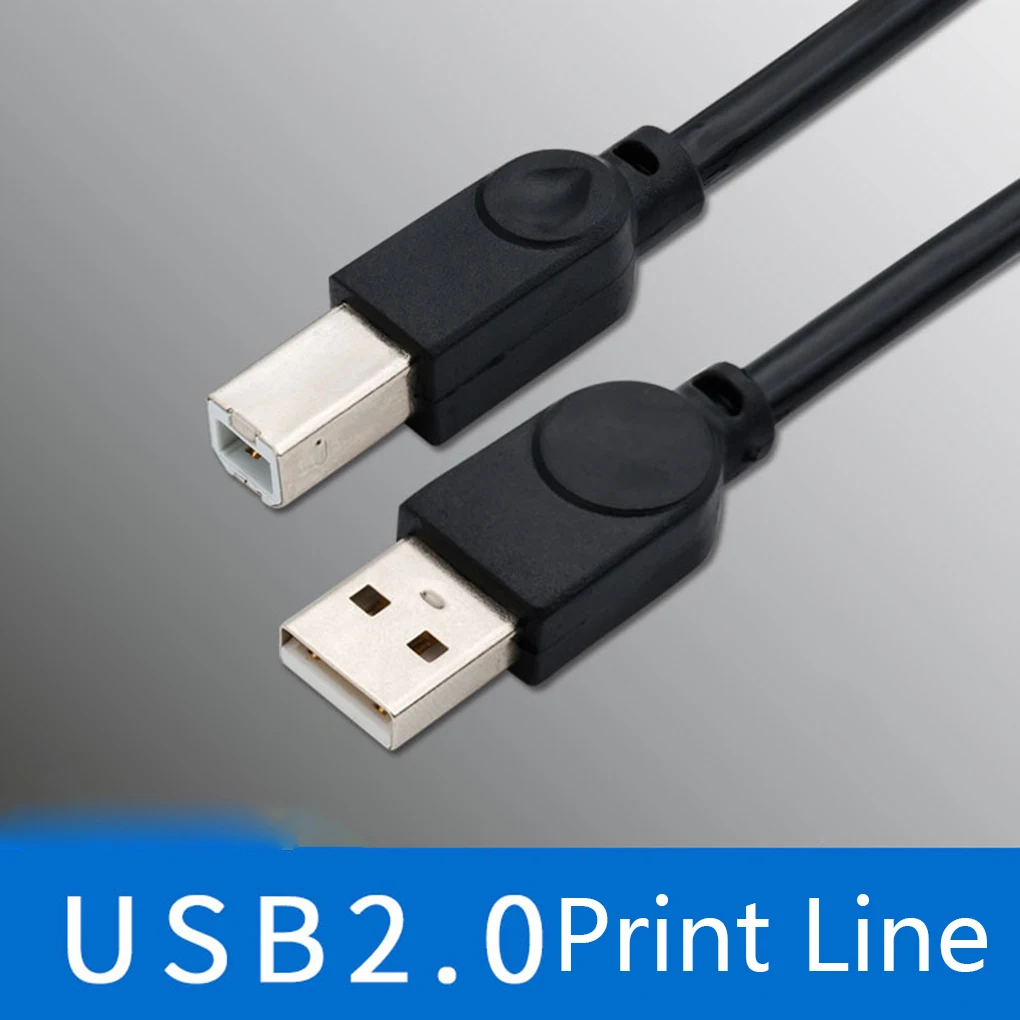 

1.5m USB Printer Cable USB Type A To B Male USB 2.0 For Canon Epson HP ZJiang Label Printer DAC USB Printer Office Accessories
