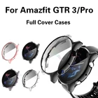 Защитная пленка на весь экран для Amazfit GTR 3 pro, стеклянный чехол для смарт-часов, защитный чехол из ТПУ для Amazfit GTR3 pro, чехол, бампер