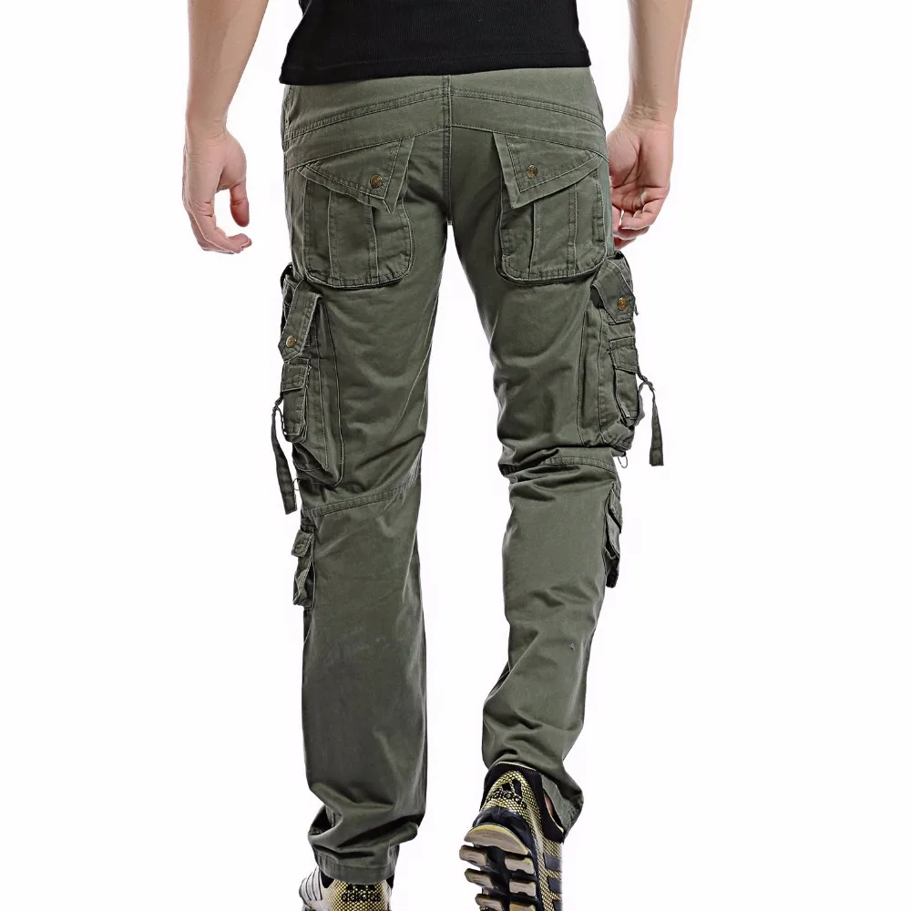 2022 Fashion Military Cargo Pants Mens Trousers Overalls Casual Baggy Army Cargo Pants Men Plus Size Multi-pocket Tactical Pants