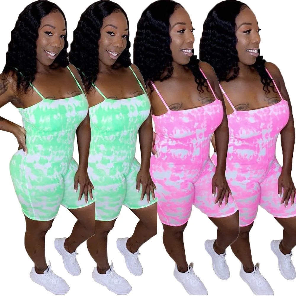 

Women's sexy printed halter belt backless bandages sleeveless slimming suit for fitness leggings