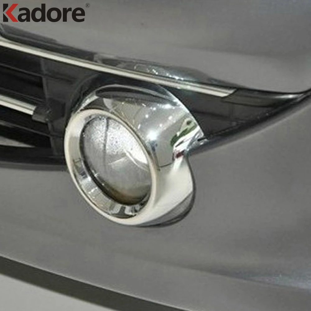 Для Peugeot 307 ABS хромированный передний противотуманный светильник накладка защита