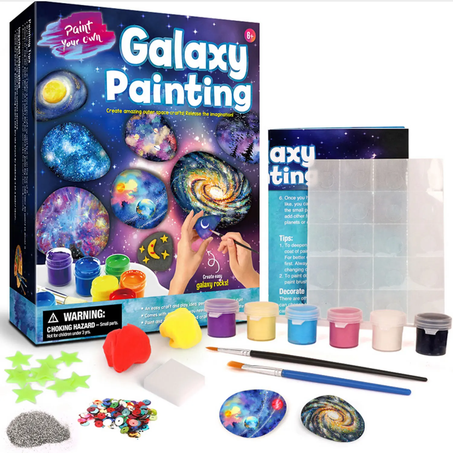 Детский набор для рисования по камню Полная художественная картина