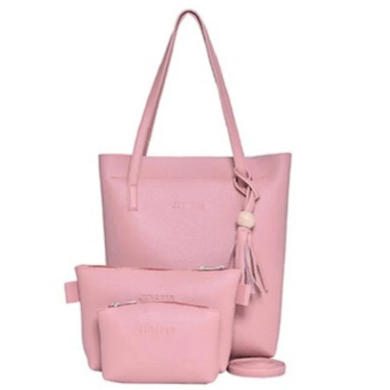 

Women Handbag Shoulder Bag Tote Purse 3Pcs Set Fashion Women Shoulder Bag Totes Bag Top-handle Hand Bags