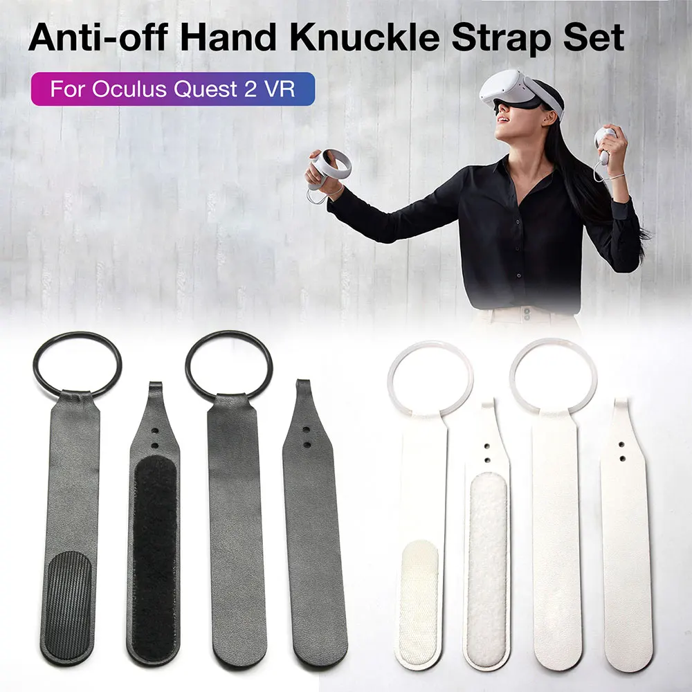 Adjusted Freely Anti-off Hand Knuckle Strap Set For Oculus Quest 2 VR Glasses Sweat-Proof Washable Accesorios | Электроника