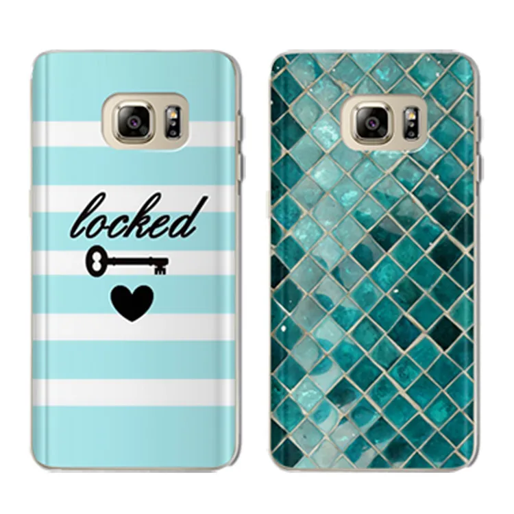 Fashion Black White Stripe Grid Cubes Phone Case For Samsung Galaxy S9 S8 S7 S6 Edge Plus S10E Note 8 9 Plaid Soft Cover |