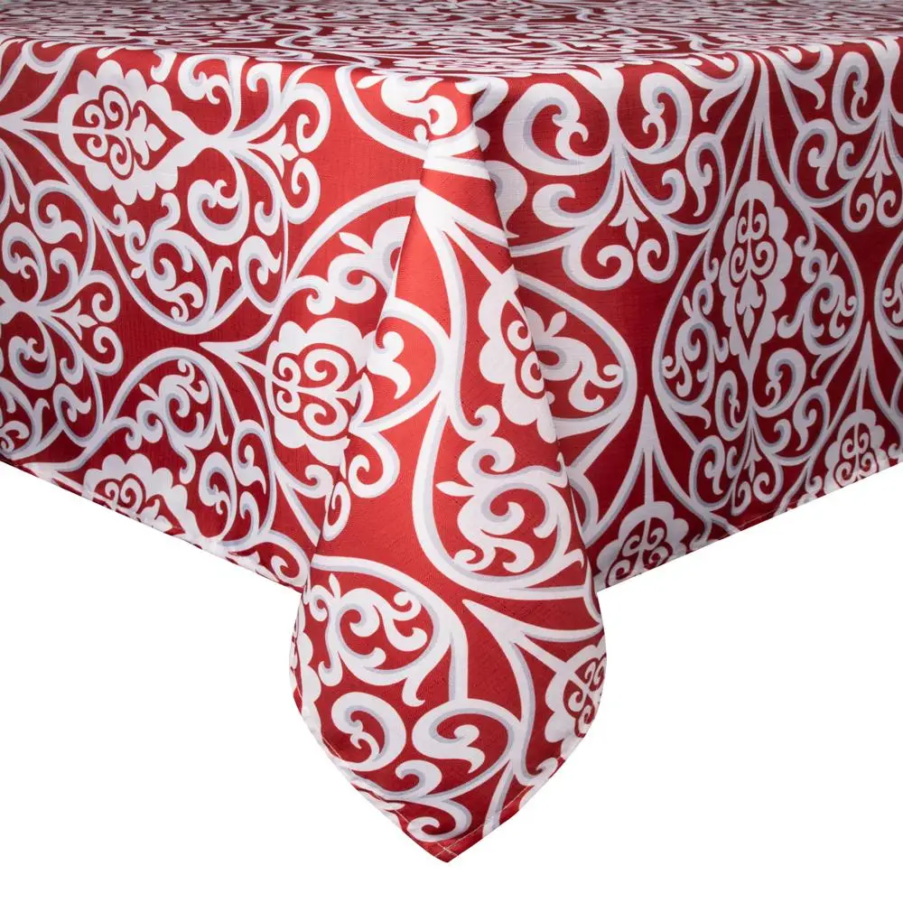 Классическая скатерть Eforcurtain с Дамасским узором Рождественская тканевая