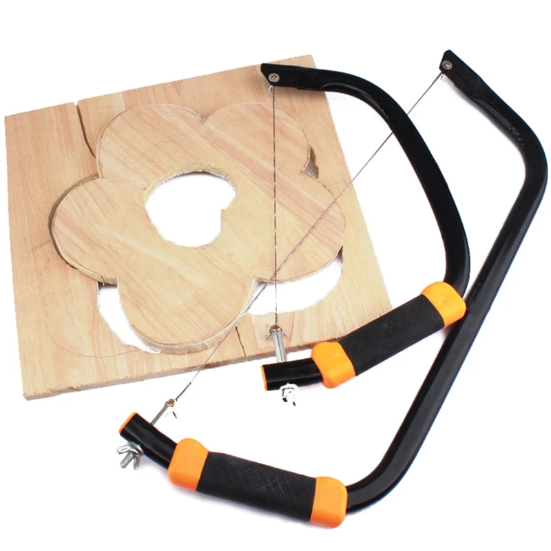 DIY Manual Saw Hacksaw Frame 10 Piece Set Spiral Wire Model Woodworking Wood Tool Hobby Carpenter | Инструменты