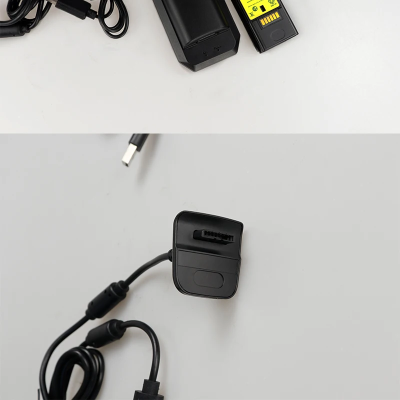 Двойная перезаряжаемая батарея+ USB кабель для зарядного устройства для xbox 360 беспроводной контроллер EM88