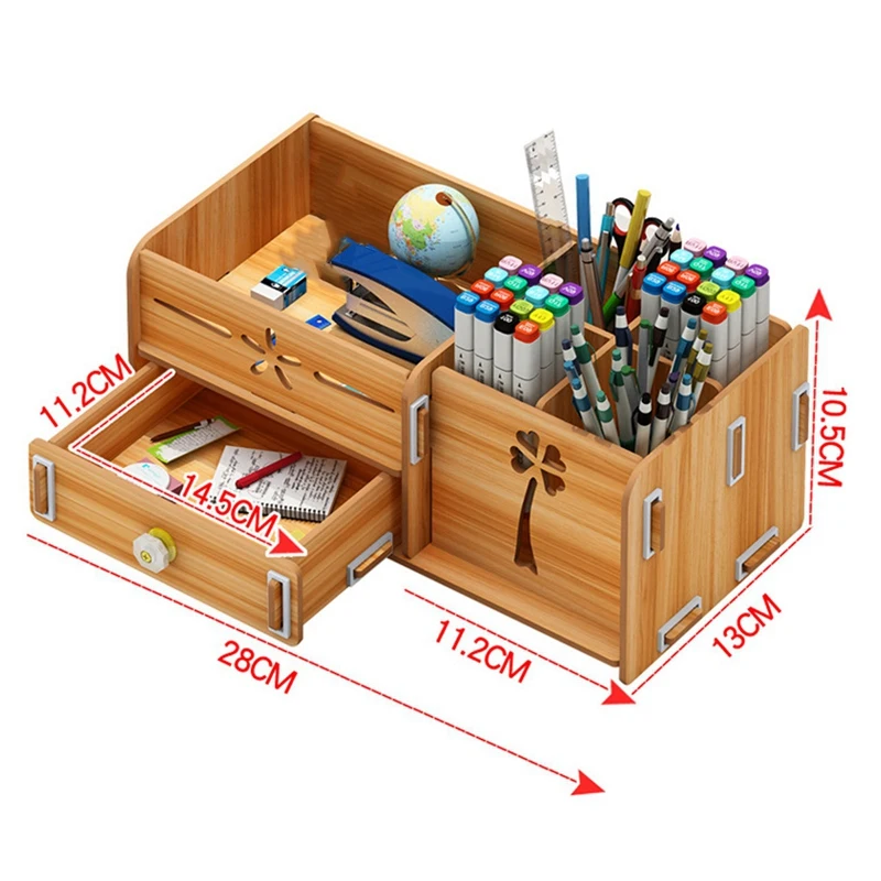 

Pen Box Desktop Ornaments Learning Pen Holder Office Pen Barrel Stationery Storage Desk Storage Box