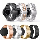 Ремешок из нержавеющей стали gear S3 для samsung Galaxy watch 46 мм42 ммactive 20 мм 22 мм ремешок для часов huawei gt amazfit bip