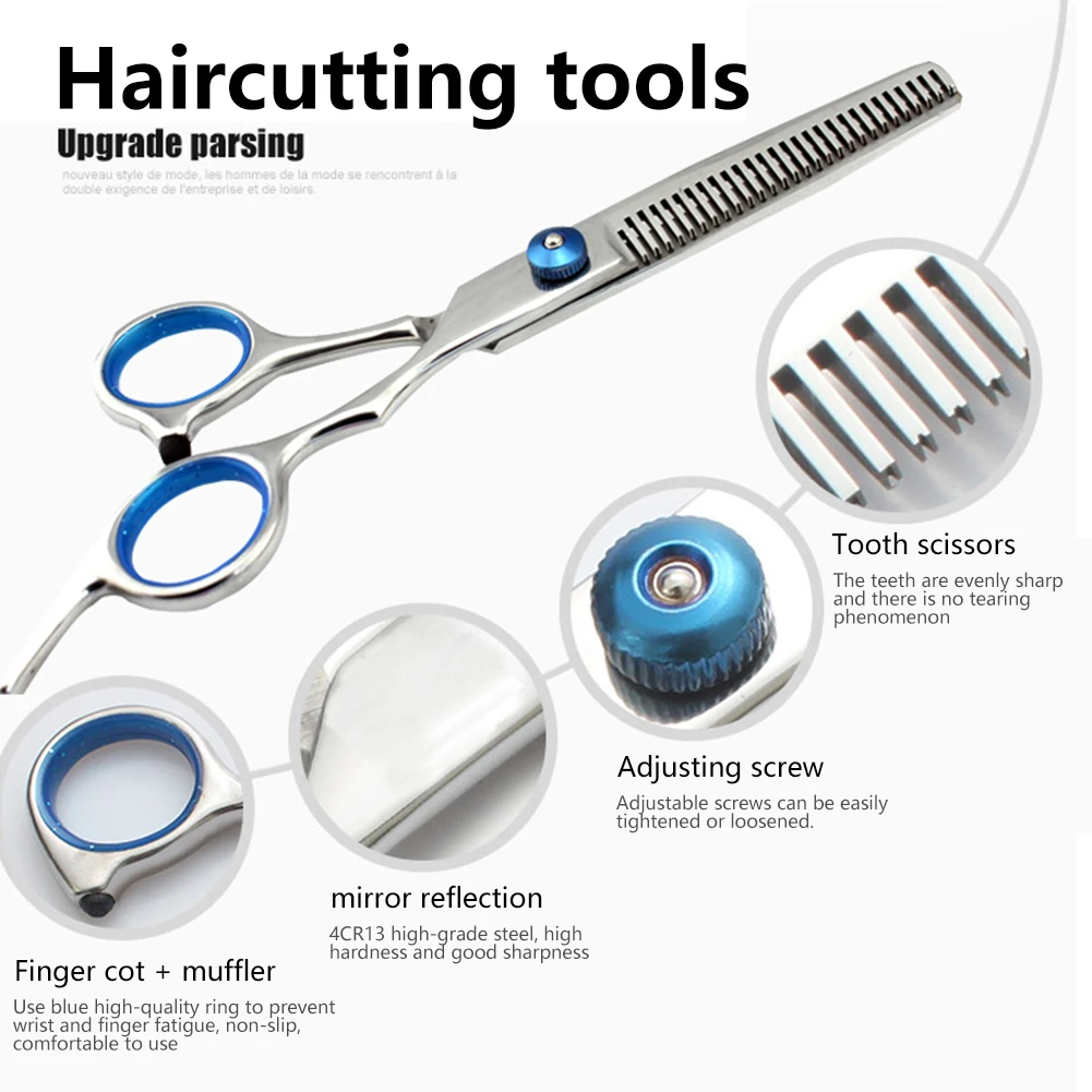 

Hair Cutting Scissor Hairdressing Scissors Hair Professional Thinning Shears Set Easy Use Practical Hair Styling Tools