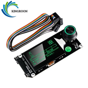 kingroon makerbase mks mini12864 v3 insert sd card side lcd smart display screen 3d printer parts mks skr voron mini 12864 free global shipping