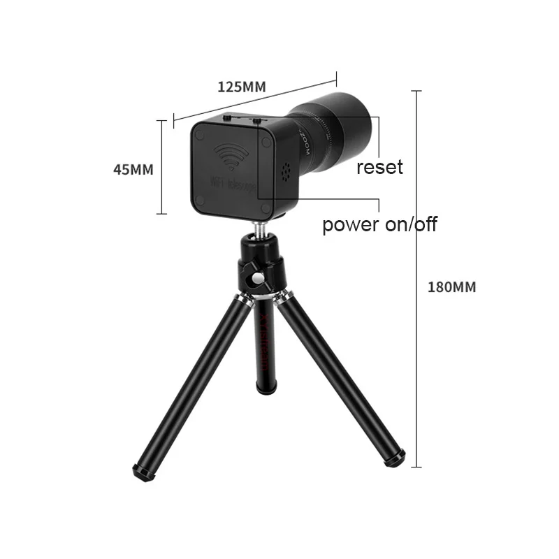 Мини-камера видеорегистратор Full HD 1080P Wi-Fi зум беспроводная IP-видеокамера