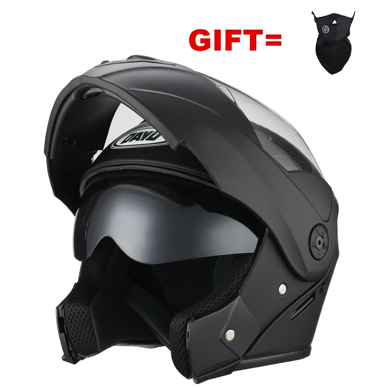 

DOT мотоциклетные шлемы кожаный чехол из искусственной кожи (двойной козырек шлем ECE casco мото мотоцикл шлем с внутренним солнцезащитный козыр...
