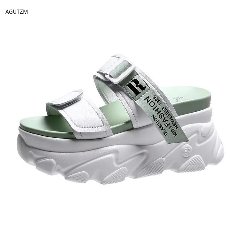 

Women Slippers Big Size 43 Brand New Ladies Platform Sandals INS Hot High Wedges Sandals Women 2021 Casual Party Shoes Woman