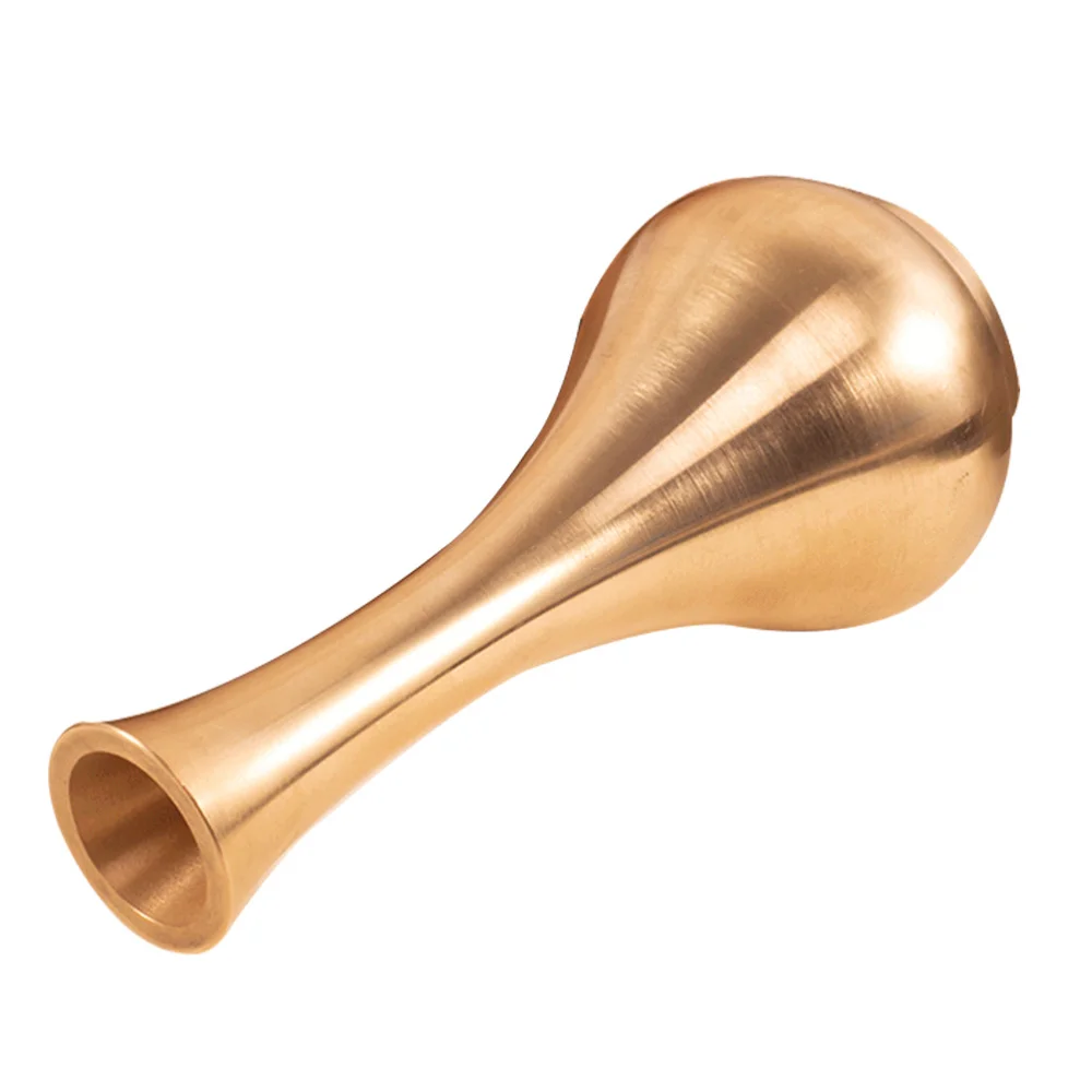 1 шт. элегантная латунная ваза декоративная настольная мини антикварная