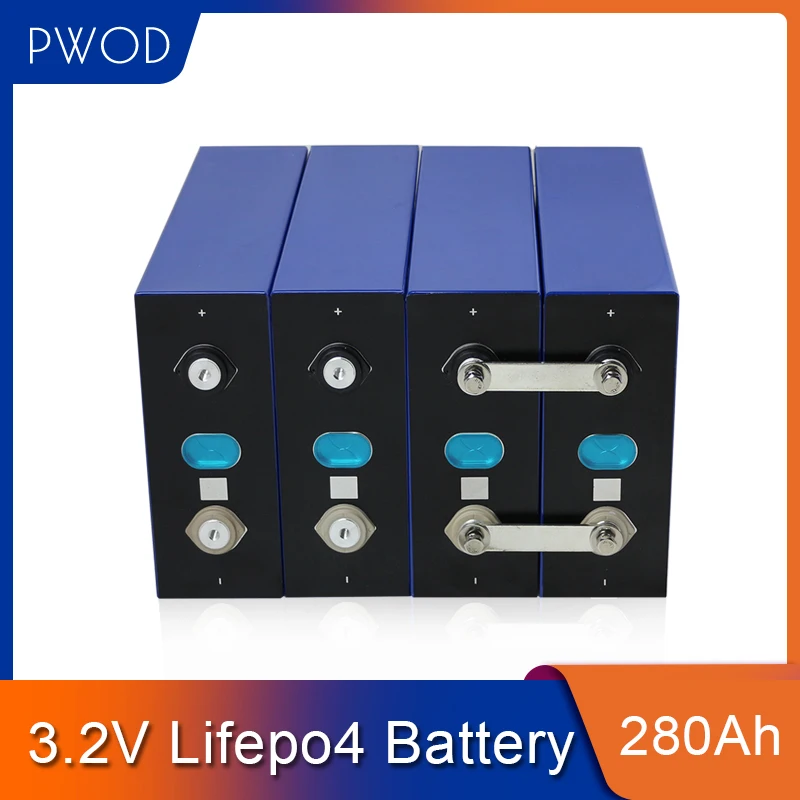 PWOD 4 шт. класс А LiFePO4 3 2 V 280Ah ячейки для 12V280Ah домашняя система хранения солнечной