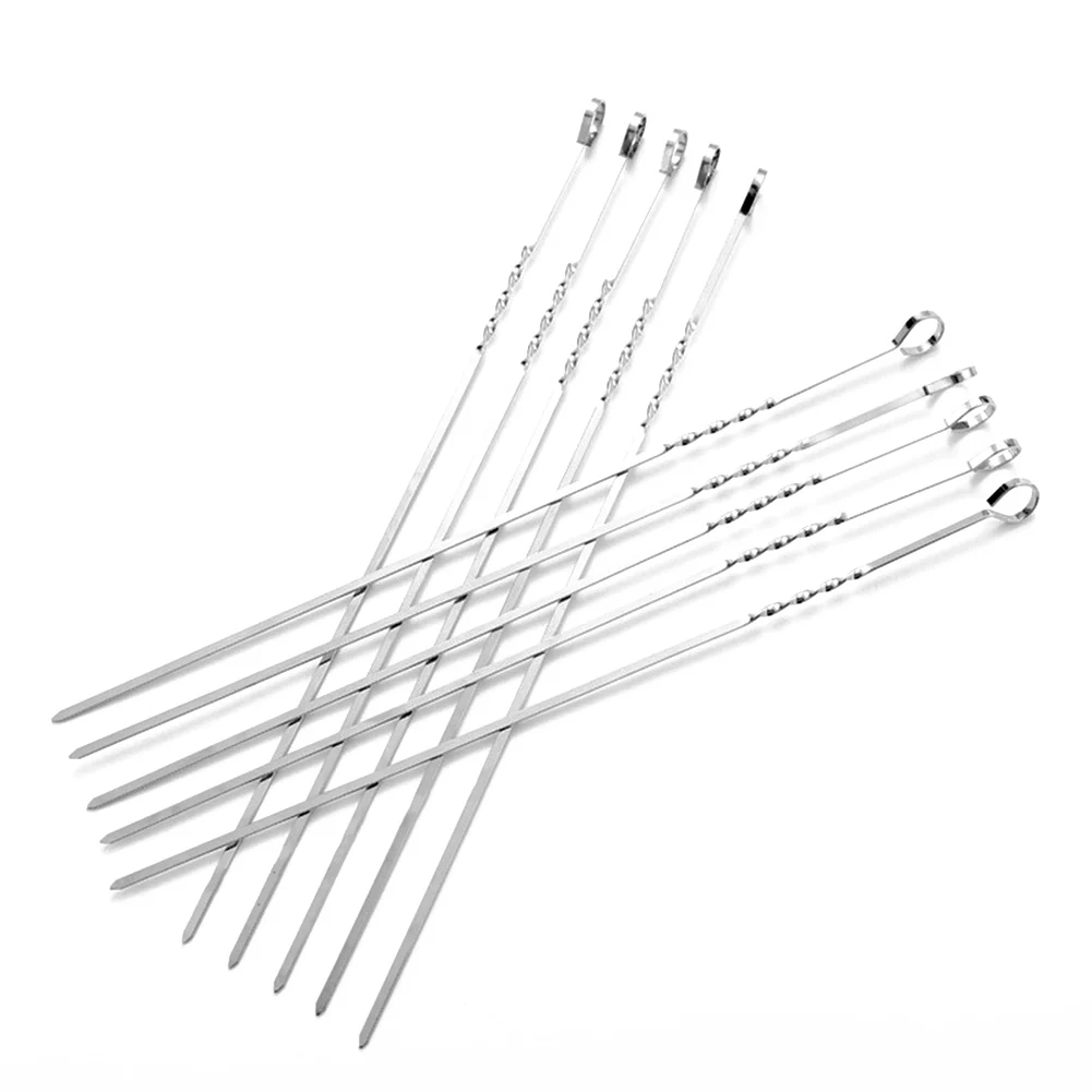 10 шт. мясовые палочки для барбекю из нержавеющей стали| |
