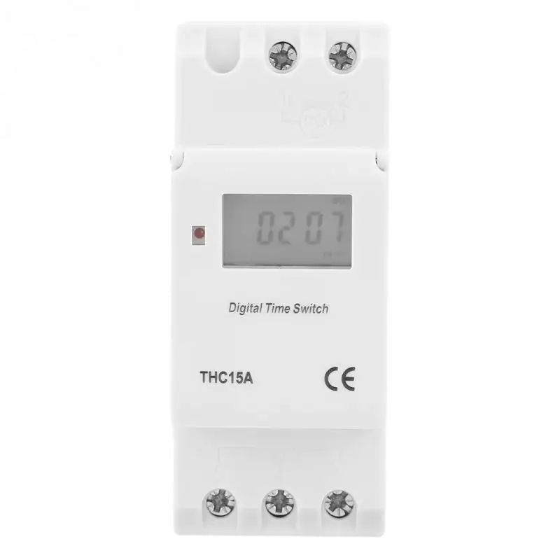 Таймер на din рейке THC15A реле задержки программируемый цифровой переключатель