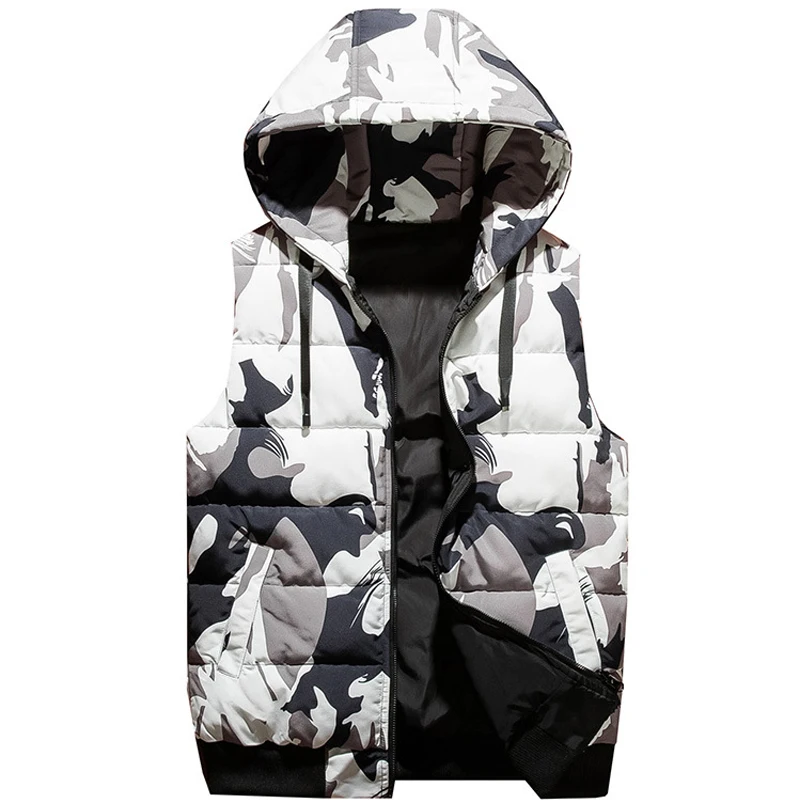 

Korean Autumn and Winter Vest for Men, Korean Warm Down Cotton Vest for Men Q6270