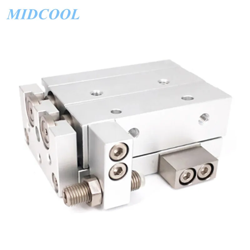 Воздушный цилиндр серии HLQ диаметр 16 мм HLQ16 компактный ползунковый