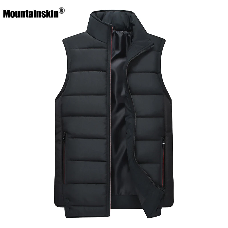 Mountainskin мужской жилет с воротником стойкой Осень зима 2019 куртка без рукавов