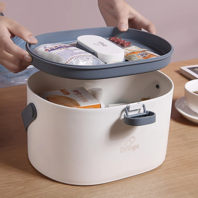 Модная медицинская коробка домашний аптечка большая портативная медицина с