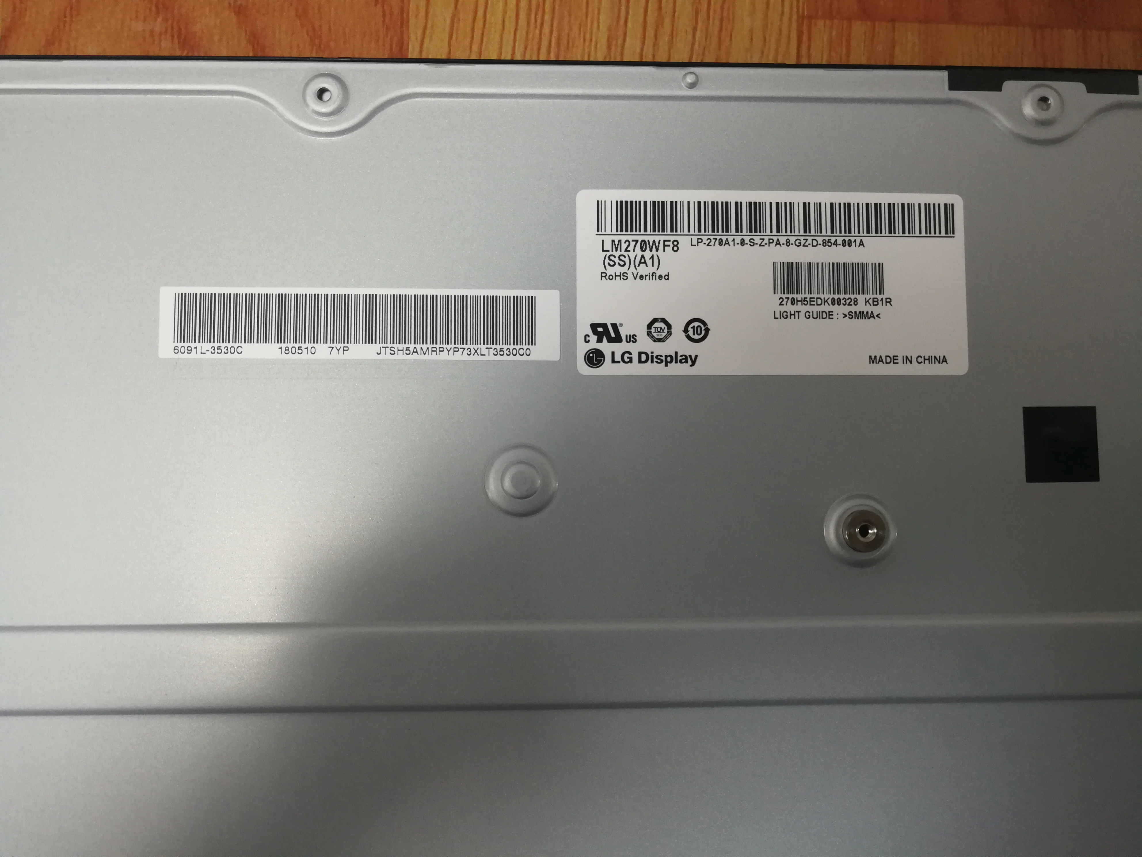 Оригинальный ЖК-экран LM270WF8 SSA1 SSB1 27 дюймов с микро-границей IPS | Компьютеры и офис