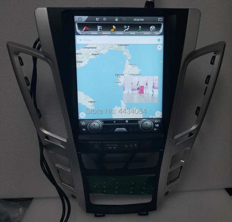 Ouchuangbo PX6 tesla стиль вертикальный экран автомобильный gps для Cadillac Old CTS 2007 2012