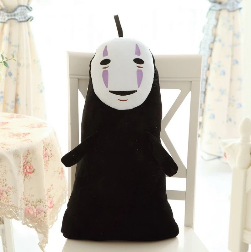 

1 Pcs 60CM Studio Ghibli Spirited Away Kaonashi No Face Faceless Cosplay Plush Toys Great Gift For Children Drop Ship