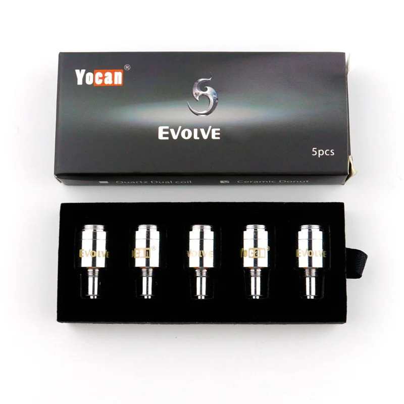 Vmiss 5 шт./кор. Сменная головка для Yocan Evolve Pandon воск двойная кварцевая аксессуары