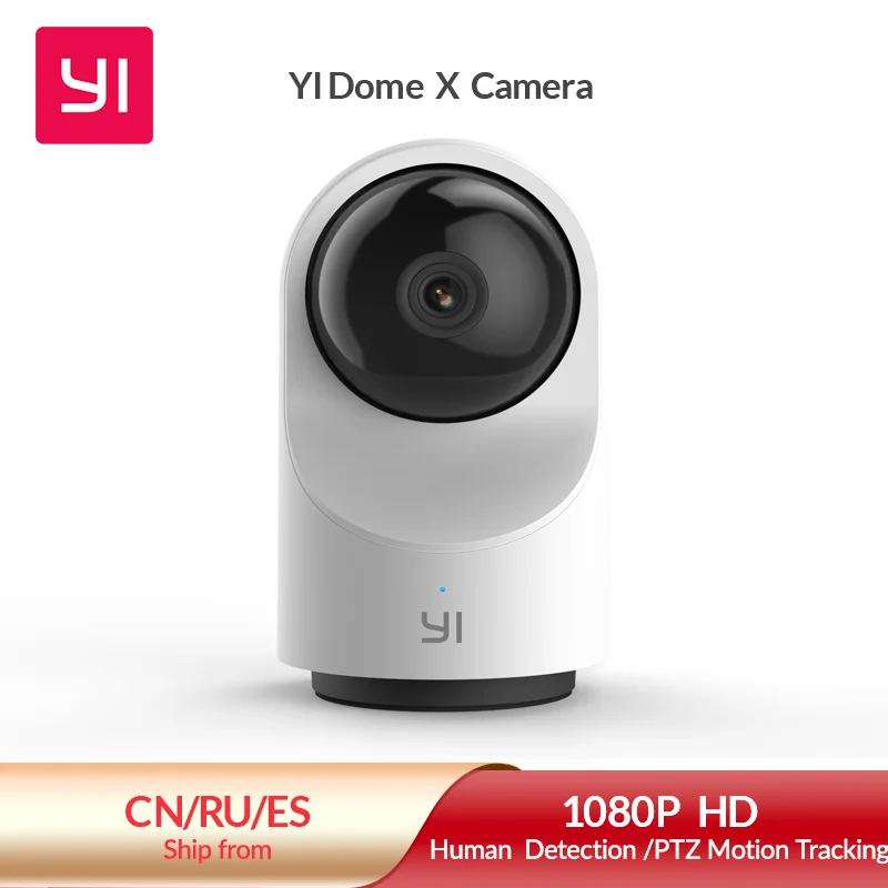 YI Smart Dome Security Camera X, AI-Powered 1080p WiFi IP Home Surveillance System with 24/7 Emergency Response, Human Detection