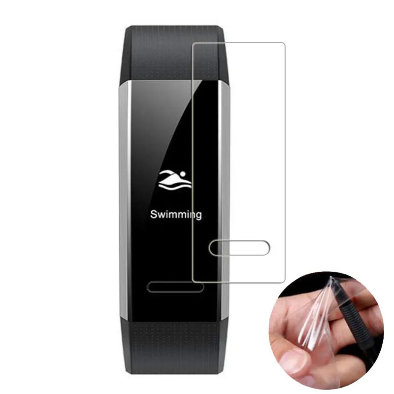 Мягкая прозрачная защитная пленка из ТПУ для браслета Huawei Band 2 /Band2 Pro B29 B19 Eris Sport GPS