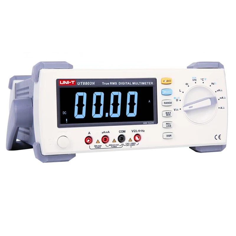 UNI T UT8803N Настольный верхний мультиметр DMM True RMS EBTN DCV/ACV/DCA/ACA Ohmmeter индуктивность