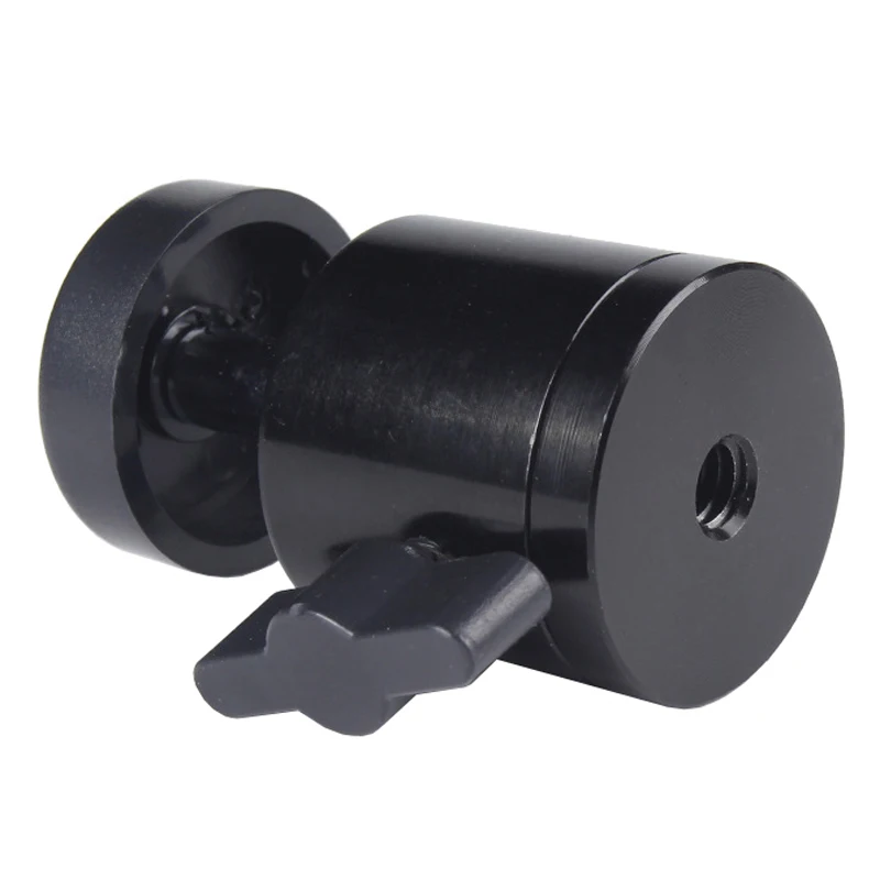 Черный металлический мини штатив с шаровой головкой крепление резьбой 1/4 &quotдля