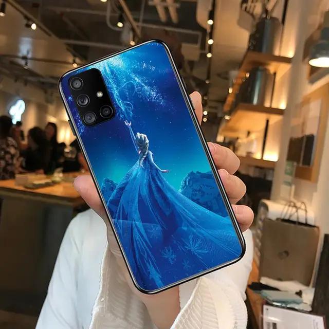 Elza I Anna Holodnoe Serdce Telefon Chehol Korpus Dlya Samsung Galaxy A50 A51 0 1 0 0 A30 A31 A80 E 5g S Chernyj Korpus Chehol Dlya Sotovogo Cove Mobilnye Telefony