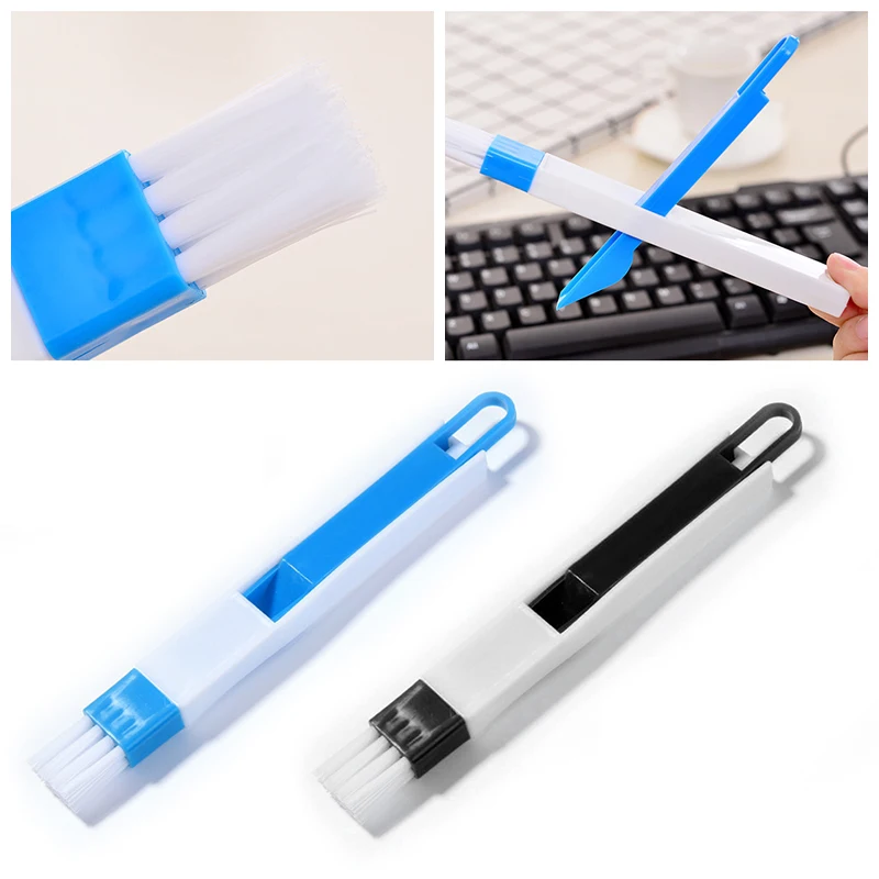 Multifunction Computer Window Cleaning Brush Groove Keyboard Cleaner Nook Cranny Dust Shovel Track Brushes | Дом и сад