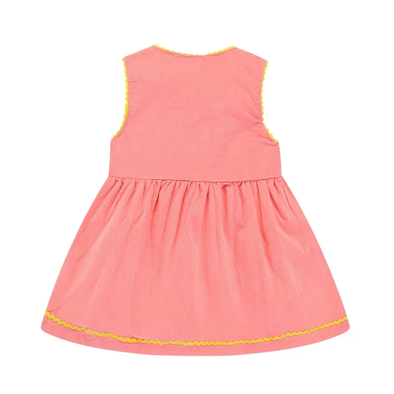 Детское вельветовое платье с вышивкой на возраст 1-6 лет | Детская одежда и обувь