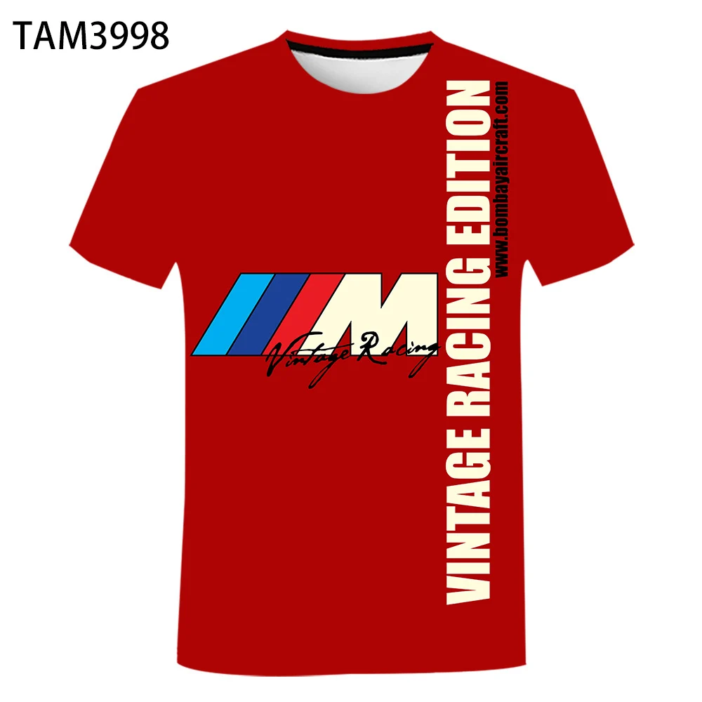 Летняя мужская и женская детская модная повседневная футболка с 3D-принтом Suzuki