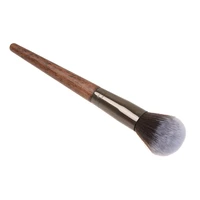1 pcs luxury round kabuki brush wood handle dome shape dense powder brush tapered precision blush powder makeup brush