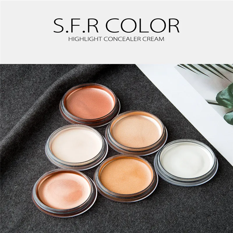 6 цветов бронзаторы для лица хайлайтеры перламутровые стереоскопическая