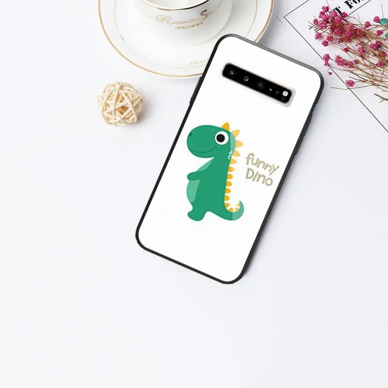 

Disnosaur Glass Phone Case Back Shell For Samsung Galaxy S20 Ultra S10 S9 S8 S7 Plus Edge S10 E Lite Note 8 9 10 Pro Cover