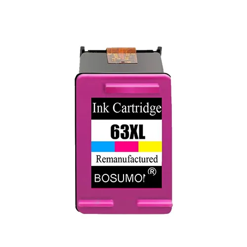 Bosumon CP 63 оптом для hp 63 63XL чернильный картридж для hp Officejet 3833 5255 5258 4650 3830 hp DeskJet 2130 1112 3632 принтер - Цвет: 63XL C M Y