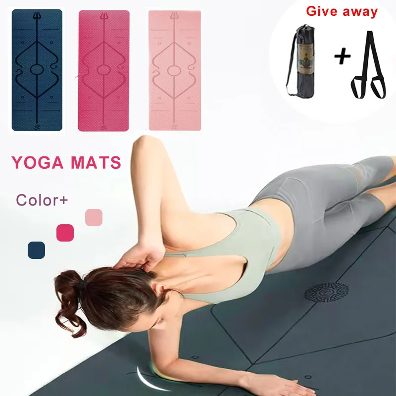 Женский Коврик для йоги из ЭВА толстый нескользящий спортивный матрас спортзала